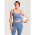 thumbnail image 5 of Pumping Bra Longline Square Neck Sleeveless Maternity Workout Tank Tops for Women, 5 of 5
