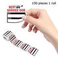 thumbnail image 3 of 150Pcs/roll Oil Change Maintenance Service Reminder Stickers Window Sticker PET Adhesive Labels Car Sticker Exterior Accessories, 3 of 7