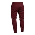 thumbnail image 4 of WAENQINLA Big and Tall Plaid Pants Men Slim Leg Checkered Dress Pant Button Closure Business Casual Bottoms with Pockets XS-3XL, 4 of 9
