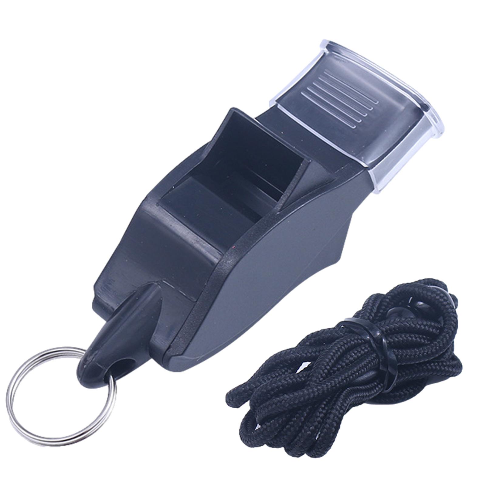 Whistle, 2 Packs Plastic Sports Whistles With Lanyard, Loud Officials