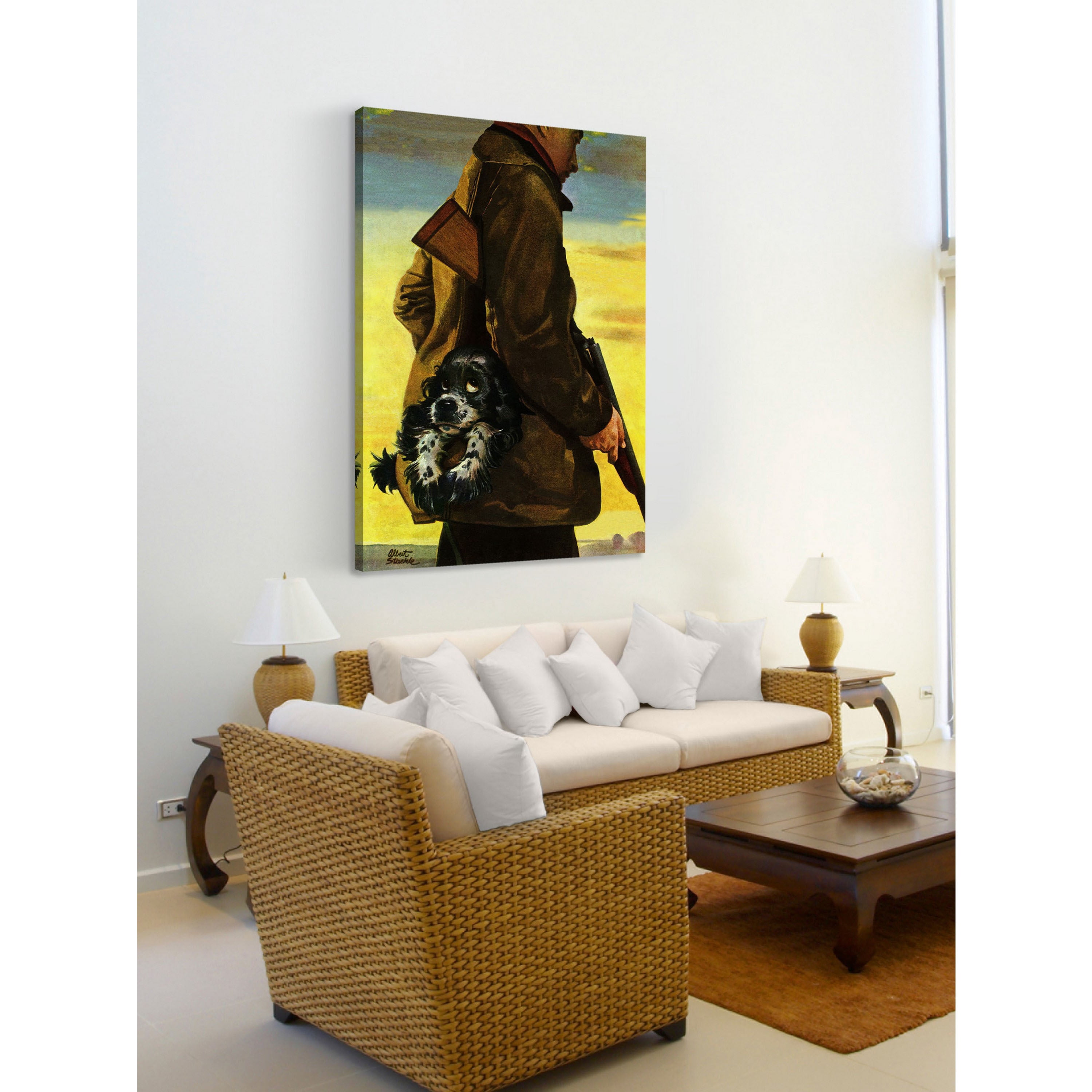 Marmont Hill - "Pocket Pal" Painting Print on Wrapped Canvas