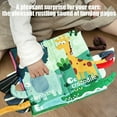 thumbnail image 5 of Baby Cloth Book with Sound and Soft Tails – Chewable Tear Resistant Sensory Fabric Story Book for Newborns Toddlers Early Learning Interactive Developmental Toy Machine Washable, 5 of 6