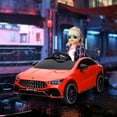 thumbnail image 2 of Qaba 12V Mercedes-Benz Licensed Kids Electric RC Car, Toddler Ride on Toys Gift, Red, 2 of 10