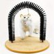 thumbnail image 4 of Juguete de Aseo para Gatos con Arco – Herramienta de Automasaje con Recolector de Pelo y Rascador., 4 of 7