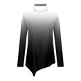 thumbnail image 4 of Womens Tops Plus Size Women's Casual Everyday Tops Long Sleeve Turtleneck Fashion Print Shirt Tops T Shirt Pullover, 4 of 5