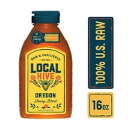Local Hive, Raw & Unfiltered, 100% U.S. Oregon Honey Blend, 16 oz
