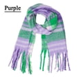thumbnail image 2 of Markdown Womens Winter Scarf Thermal Scarf For Women Fall Winter Scarf Classic Tassel Plaid Scarf Warm Soft Chunky Large Blanket Wrap Shawl Scarves 1 Pack Warm Scarf Fashion Scarfs for Women, 2 of 4