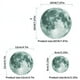 thumbnail image 2 of 3.15/4.72/7.87inch Luminous Moon 3D Wall Sticker For Kids Room Living Room Decor Bedroom Decoration Home Decals Glow In Dark Wallpaper, 2 of 4