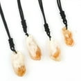 thumbnail image 3 of HOOUN Natural Citrine Crystal Rough Gemstone Irregular Pendant Necklace Quartz, 3 of 5