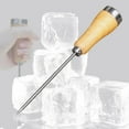 thumbnail image 2 of Brise-glace Halberd à Fourche Simple avec Poignée Couvercle en Métal Neuf Vente Acier N0D4, 2 of 8