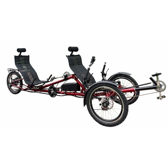 Electric Recumbent Tandem Trike - E-Cycle