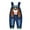 Blue-5049, variant on Baby 3D Bunny Cartoon Soft Cotton Knitted Jeans Overalls,6-12 Months