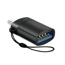 USB 3.1 Type C Male to USB 3.0 Type A Female OTG Adapter Converter Cable Cord, Pack of 5 (Black)