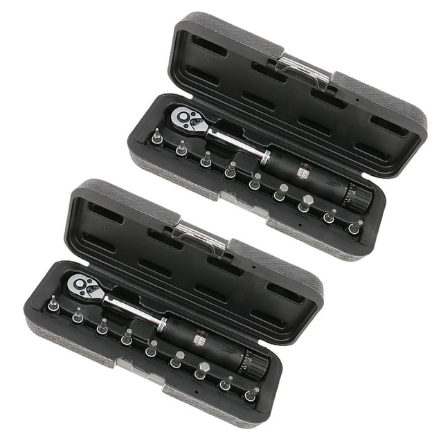 de 2 llaves dinamométricas ajustables - 2 a 14 Nm - de mantenimiento de bicicletas para bicicletas de carretera y montaña DYNWAVEMX Llave de torque para bicicletas