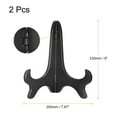 Unique Bargains Easel Plate Holder Plastic Folding Stand Picture Frame ...