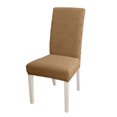 thumbnail image 1 of Sumhomie Stretch Embossed Dining Short Chair Slipcover, Blue, 1 of 3
