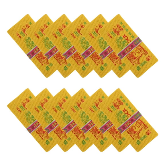 RENACLIPY Easy to Burn Paper Materials for Funeral Ceremonies, Burning Banknotes for Traditional Memorial Offerings