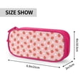 thumbnail image 4 of Vsdgher Strawberry Print Large Capacity Pencil Case Pouch with Zipper, Portable Aesthetic Big Capacity Pencil Cases Pen Office Travel Stationery Bag, 4 of 8