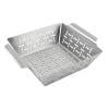 thumbnail image 1 of PEONAVET Plateau de Cuisson en Acier Inoxydable Plateau de Cuisson en Acier Inoxydable Plateau de Fuite Barbecue Panier Filet Barbecue Outil Petit Panier à Légumes Barbecue Plateau Barbecue, 1 of 2