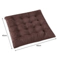 thumbnail image 7 of Lohuatrd Seat Cushion Straps Design Comfortable Square Chair Cushion Strong Resilience Seat Pad for Office Home, 7 of 7