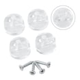 thumbnail image 1 of 4x Mirror Wall Clips Fixing Kit Frameless Clips Glass Bracket Mounting Hanging, 1 of 5