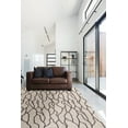 thumbnail image 2 of Fadden Minimalist Abstract Wool Rug, Warm Taupe/Black, 2ft x 3ft Accent Rug, 2 of 5