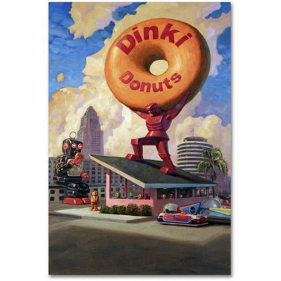 Eric Joyner 'Robo Atlas' Canvas Art