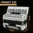 thumbnail image 2 of Accordion, 37 Keys 96 Bass Professional Accordion for Beginners and Advanced Players with Backpack and Strap, 2 of 6