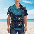 thumbnail image 4 of Easygdp Bohemian Turtle Men'S Summer Casual Short Sleeve,Short Sleeve Button-Down Shirt, Lapel Loose Breathable Hawaiian Short Sleeve - 3x-Large, 4 of 9
