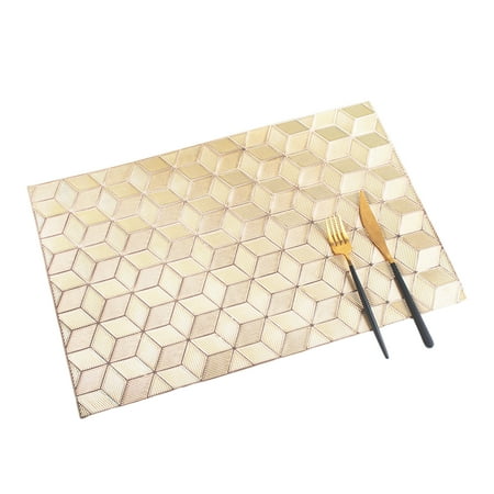 

Kinaerty Dining Table Placemat Easy to Clean Non-Slip Table Mat Scratch-resistant Placemat Kitchen Placemat for Home