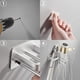thumbnail image 2 of Soporte para secador de pelo Soporte para secador de pelo, soporte para plancha de pelo con organizador de cables BANYUO Hogar, 2 of 5