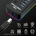 thumbnail image 2 of Usb Adapter Usb Connector Usb Extension Cable 7 Ports Usb Extender Extra Usb Ports For Laptops, 2 of 8