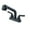 Black, variant on Dual-Handle Pull-Out Faucet Stainless Finish for Laundry Sink