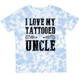 thumbnail image 3 of Inktastic I Love My Tattooed Uncle Boys Toddler T-Shirt, 3 of 5