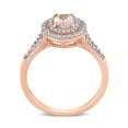 thumbnail image 4 of Everly Women's Morganite 14k Rose Gold Ring, 4 of 7