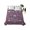 Purple, variant on Queen Flat Sheet Only Botanical Floral Vine Pattern Soft Microfiber Cooling Bedding Sheets Vintage Flower Leaves Black Flat Bed Sheet for Hotel,Home Decor
