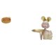 thumbnail image 1 of Cestas de almacenamiento,Cestas de almacenamiento de cocina tejidas con asas hechas a mano,Cestas de pan redondas Bandejas para servir Rectángulo,Estatua con bandeja para guardar, 1 of 8