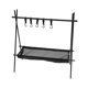 thumbnail image 4 of Estante colgante para utensilios de cocina de camping con ganchos, profesional, multifuncional, para acampar S, 4 of 9