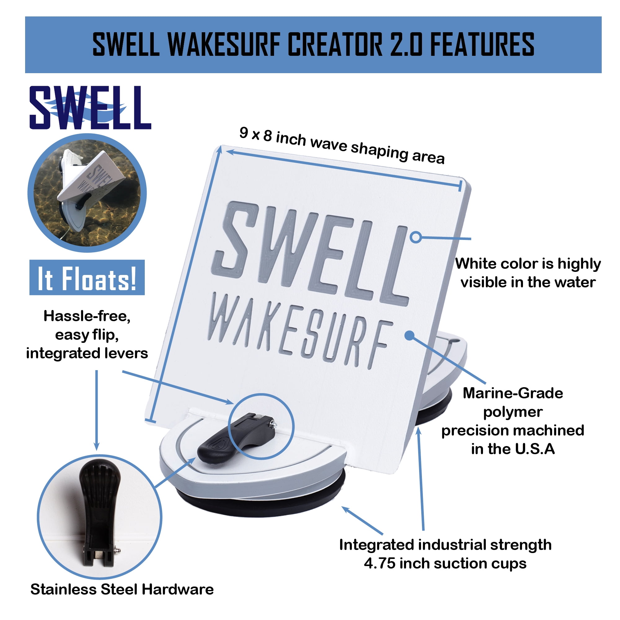 Swell wakesurf creator on sale 2.0