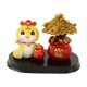thumbnail image 3 of Figura de serpiente, escultura de resina, adorno, recuerdo, regalo de escritorio, hogar, Año Nuevo, animal. con bolsa de dinero, 3 of 9