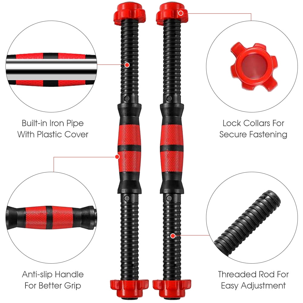 Dumbbell handle set sale