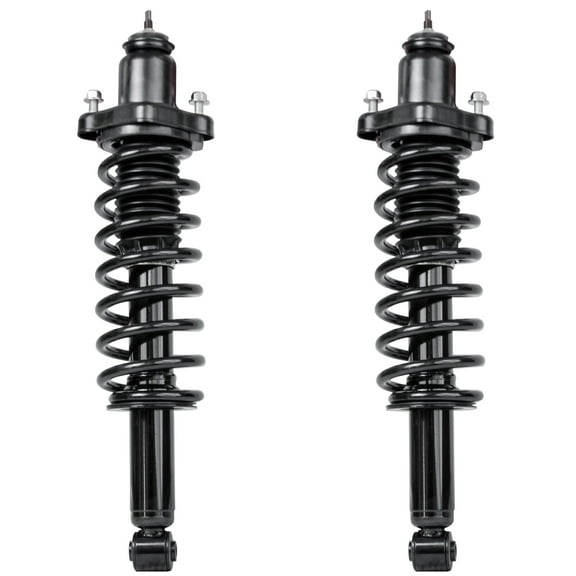 Detroit Axle - Rear Struts for 2007-2016 Jeep Compass Patriot 07-12 Dodge Caliber Complete 2 Struts w/Coil Spring 2008 2009 2010 2011 2012 Replacement Quick Install Ready Struts