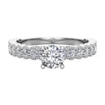 thumbnail image 4 of Luscious Design Round Brilliant Diamond Ring 18K White Gold 0.90 CT TW (G,VS1), 4 of 5