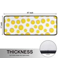 thumbnail image 5 of Kitchen Rugs Sets Of 2,Yellow Lemon Fruit Slices White Pattern Anti Fatigue Kitchen Mat Rugs Non Slip Washable,Decorative Kitchen Floor Mats for Kitchen,Sink,Laundry,17"x47"+17"x47", 5 of 5