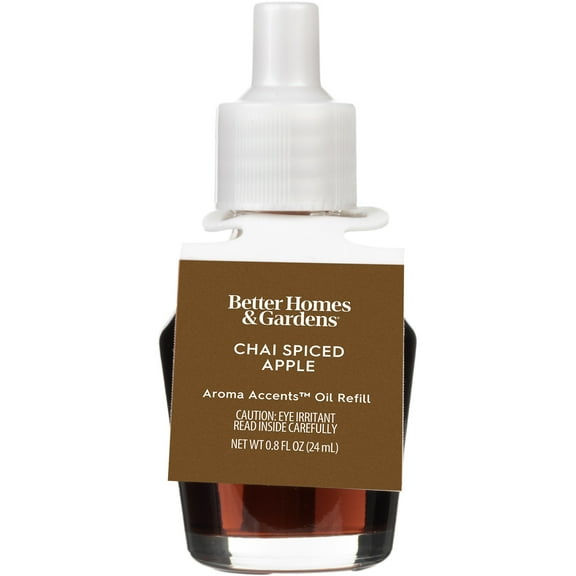 Better Homes and Gardens Aroma Accents Oil Refill, Chai Spiced Apple, 24mL