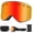 Red, variant on Ski Snowboard Goggles, OTG Anti Fog Interchangeable Lens, UV Protection, for Men Women Youth Adult