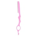 thumbnail image 1 of Cuchillo para adelgazar el cabello con flequillo de acero inoxidable, herramienta de peinado con cuchilla para recortar el cabello portátil, color rosa, 1 of 13