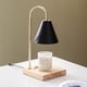 thumbnail image 2 of Lámpara de fusión de cera Irfora Lámpara de fusión de cera para aromaterapia, interruptor de perilla, luz de noche de madera para dormitorio, lámpara de mesa de ambiente con fragancia sin humo Irfora Lámpara de fusión de cera, 2 of 7