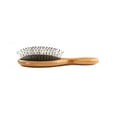 thumbnail image 3 of Bass Brushes Small Oval Hairbrush with Wire Bristles & Wood Handle 1 Brush, 3 of 8