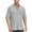Grey, variant on POENTAB Work Shirts for Men Quick Dry Roll Sleeve Sun Protection Beach Shirt Button Up Travel Fishing Tops With Pockets